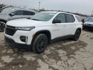 2022 Chevrolet Traverse LS with VIN 1GNEVFKW3NJ116247, listed as a Copart auction lot 43724995 with 52,433 mi miles and Salvage Title. Bid and sale history available at carsss.com. Image 1.