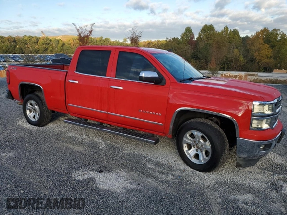 2014 Chevrolet Silverado 1500 LTZ with VIN 3GCUKSEC0EG131961, listed as a Copart auction lot 77078714 with 165,205 mi miles and Salvage Title. Bid and sale history available at carsss.com. Image 4.