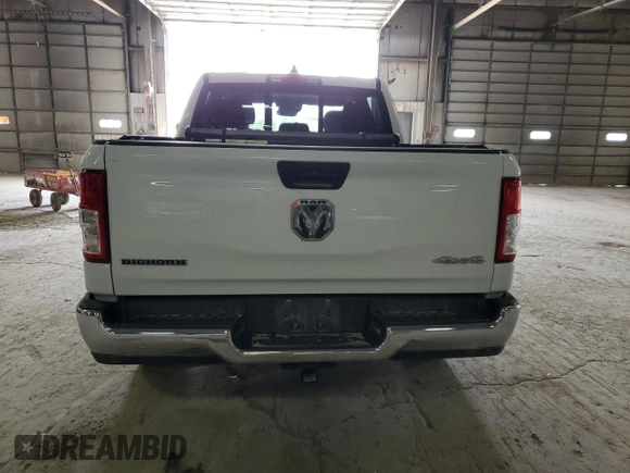 2023 Ram 1500 Big Horn with VIN 1C6RRFFG2PN518748, listed as a Copart auction lot 60999275 with 90,493 mi miles and Clean title. Bid and sale history available at DreamBid. Image 6.