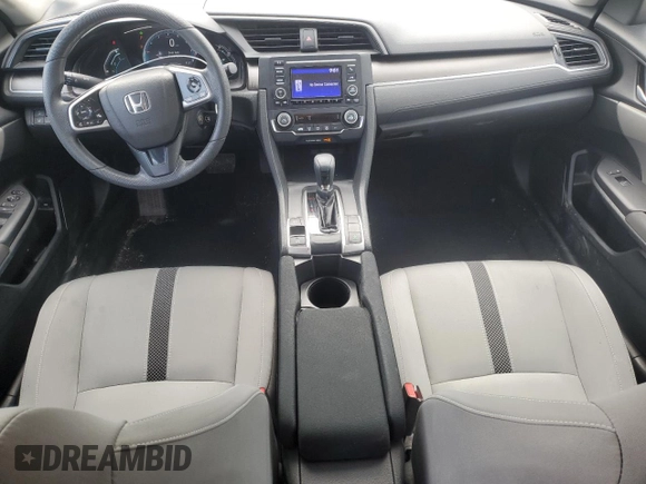 2019 Honda Civic LX with VIN 2HGFC2F61KH558125, listed as a Copart auction lot 55324225 with 66,107 mi miles and Salvage Title. Bid and sale history available at DreamBid. Image 8.