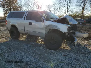 2005 Ford F-150 XL with VIN 1FTRF14WX5NA21751, listed as a Copart auction lot 80628494 with 236,866 mi miles and Salvage Title. Bid and sale history available at carsss.com. Image 4.