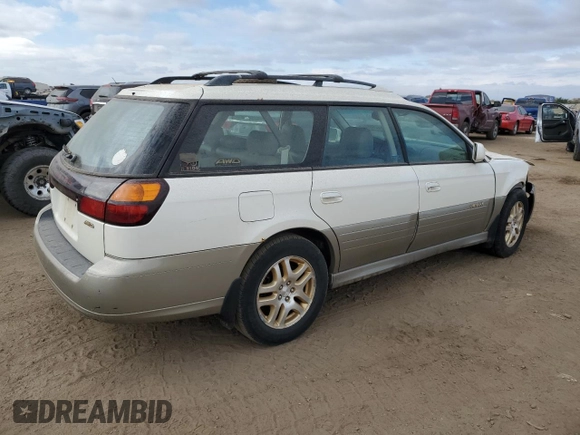 2002 Subaru Legacy Outback Limited with VIN 4S3BH686527637098, listed as a Copart auction lot 76829884 with 220,145 mi miles and Non repairable. Bid and sale history available at DreamBid. Image 3.