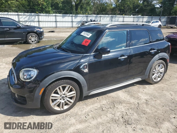 2017 MINI Countryman Cooper S with VIN WMZYT3C39H3D98677, listed as a Copart auction lot 71831944 with 56,638 mi miles and Salvage Title. Bid and sale history available at carsss.com. Image 1.