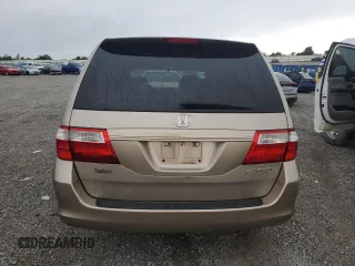 2005 Honda Odyssey LX with VIN 5FNRL382X5B107510, listed as a Copart auction lot 59554905 with 124,393 mi miles and Salvage title. Bid and sale history available at DreamBid. Image 6.
