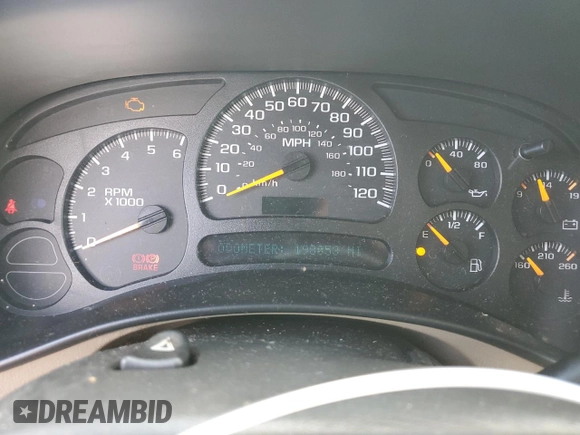 2005 Chevrolet Tahoe Z71 with VIN 1GNEK13T35R242304, listed as a Copart auction lot 73241924 with 198,053 mi miles and Clean Title. Bid and sale history available at carsss.com. Image 9.