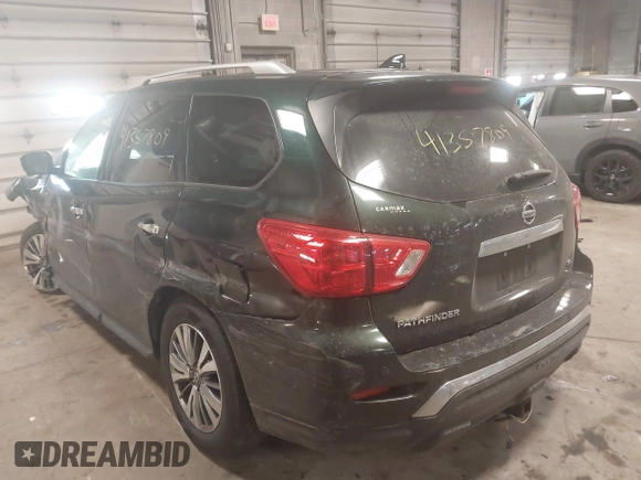 2020 Nissan Pathfinder SL with VIN 5N1DR2CN7LC591114, listed as a IAAI auction lot 41357809 with 118,272 mi miles. Bid and sale history available at carsss.com. Image 3.