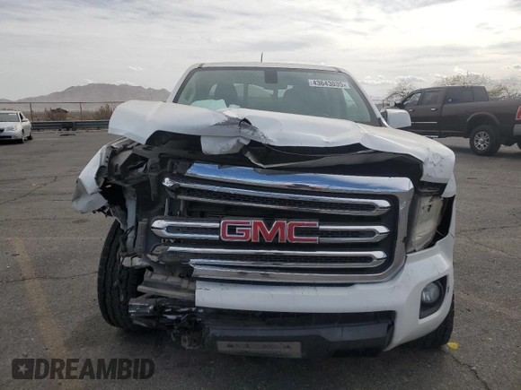 2016 GMC Canyon 2WD SLE with VIN 1GTG5CE35G1375259, listed as a Copart auction lot 43643035 with 209,700 mi miles and Salvage Title. Bid and sale history available at carsss.com. Image 5.