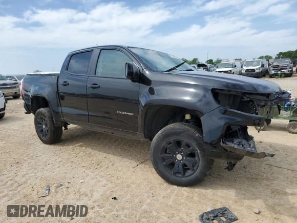 2021 Chevrolet Colorado 2WD LT with VIN 1GCGSCEN9M1291306, listed as a Copart auction lot 51780585 with 63,691 mi miles and Salvage Title. Bid and sale history available at DreamBid. Image 4.