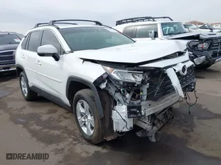 2021 Toyota RAV4 XLE with VIN JTMP1RFV8MD084781, listed as a IAAI auction lot 41597558 with 33,175 mi miles. Bid and sale history available at carsss.com. Image 1.