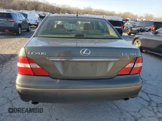 2004 Lexus LS 430 with VIN JTHBN36F440149975, listed as a Copart auction lot 49853965 with Not Provided miles and Salvage Title. Bid and sale history available at DreamBid. Image 6.