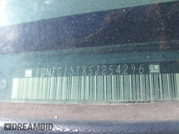 2005 Chevrolet Tahoe LT z VIN 1GNEC13T85J254296, wystawiony jako IAAI lot #41676900 z przebiegiem 214 305 mil mil oraz . Historia ofert i sprzedaży dostępna na DreamBid. Obrazek 9.