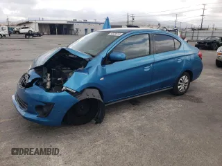 2019 Mitsubishi Mirage ES z VIN ML32F3FJ9KHF01570, wystawiony jako Copart lot #54528615 z przebiegiem 82 426 mil mil oraz Szkoda całkowita • Salvage title. Historia ofert i sprzedaży dostępna na DreamBid. Obrazek 1.
