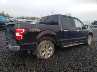2018 Ford F-150 XL with VIN 1FTEW1EP5JFA02664, listed as a Copart auction lot 45900715 with 105,838 mi miles and Salvage Title. Bid and sale history available at carsss.com. Image 3.