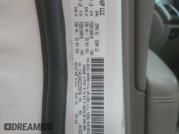 2012 Jeep Grand Cherokee Laredo with VIN 1C4RJEAG3CC259758, listed as a Copart auction lot 51514765 with 196,189 mi miles and Salvage Title. Bid and sale history available at carsss.com. Image 14.