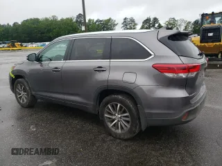 2018 Toyota Highlander SE with VIN 5TDJZRFH9JS528291, listed as a Copart auction lot 56568275 with 74,619 mi miles and Salvage title. Bid and sale history available at DreamBid. Image 2.