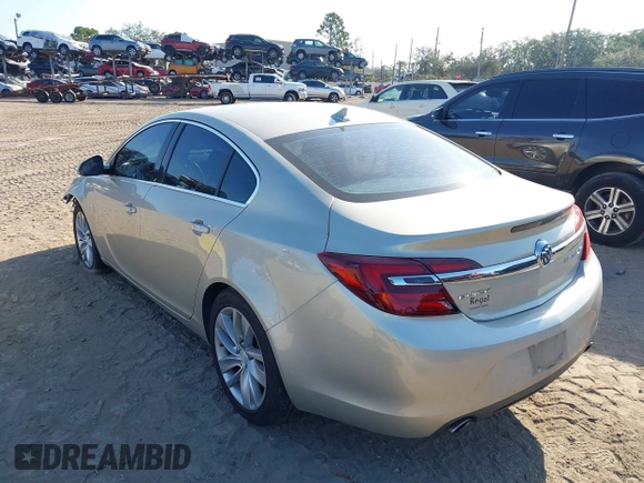 2014 Buick Regal with VIN 2G4GK5EX3E9219488, listed as a IAAI auction lot 41464076 with 110,728 mi miles. Bid and sale history available at carsss.com. Image 3.