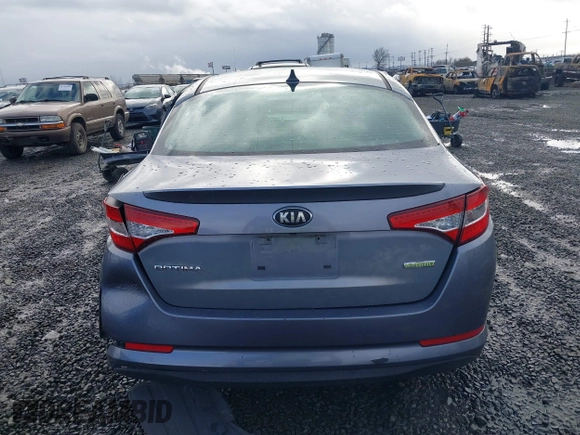 2012 Kia Optima Hybrid with VIN KNAGM4AD5C5022673, listed as a IAAI auction lot 41506860 with 121,982 mi miles. Bid and sale history available at carsss.com. Image 17.