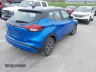 2023 Nissan Kicks SV with VIN 3N1CP5CV4PL553358, listed as a IAAI auction lot 42024111 with 15,172 mi miles. Bid and sale history available at carsss.com. Image 4.