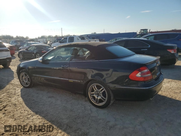 2005 Mercedes-Benz CLK 320 with VIN WDBTK65J55F148952, listed as a Copart auction lot 77080854 with Not Provided miles and Salvage Title. Bid and sale history available at DreamBid. Image 2.