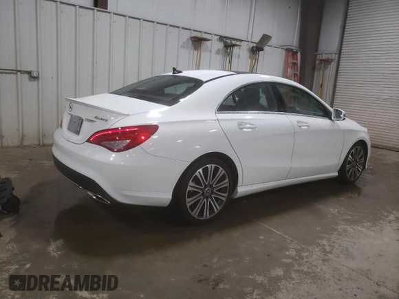 2018 Mercedes-Benz CLA 250 with VIN WDDSJ4GB2JN631802, listed as a Copart auction lot 66105123 with 28,093 mi miles and . Bid and sale history available at DreamBid. Image 3.