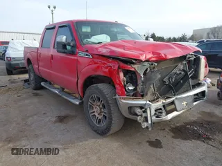 2012 Ford Super Duty F-250 SRW XL with VIN 1FT7W2B60CEC80505, listed as a IAAI auction lot 41380800 with 223,927 mi miles. Bid and sale history available at carsss.com. Image 1.