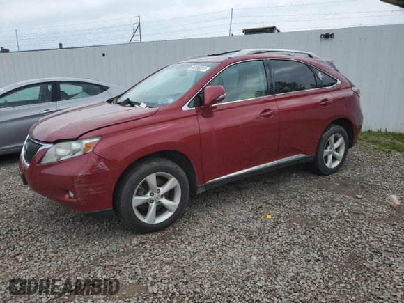 2012 Lexus RX 350 with VIN 2T2BK1BA8CC145341, listed as a Copart auction lot 60286815 with 261,879 mi miles and Clean title. Bid and sale history available at DreamBid. Image 1.