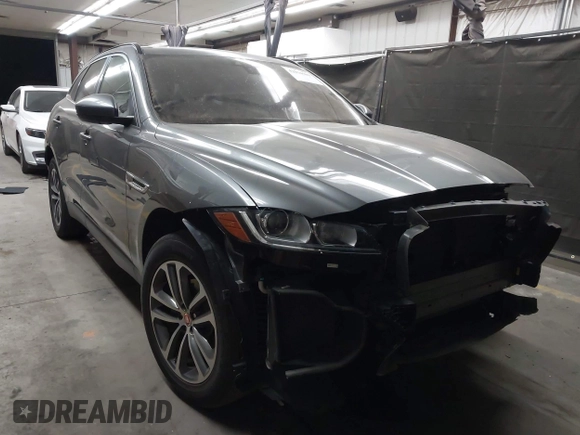 2018 Jaguar F-Pace 25t Premium with VIN SADCJ2FX2JA270177, listed as a IAAI auction lot 42034600 with 42,758 mi miles and . Bid and sale history available at DreamBid. Image 1.