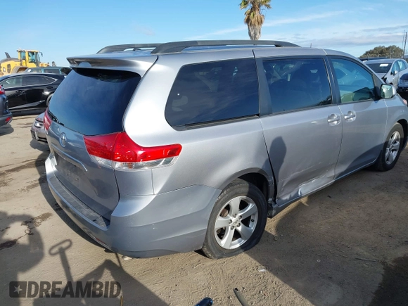 2012 Toyota Sienna LE AAS with VIN 5TDKK3DC6CS232922, listed as a IAAI auction lot 41913060 with 78,709 mi miles and . Bid and sale history available at DreamBid. Image 4.