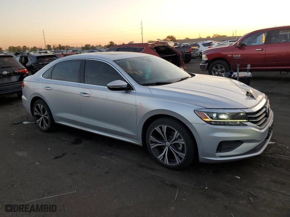 2021 Volkswagen Passat 2.0T SE with VIN 1VWSA7A34MC000592, listed as a Copart auction lot 75021444 with 73,927 mi miles and Salvage Title. Bid and sale history available at carsss.com. Image 4.