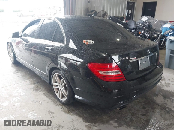 2014 Mercedes-Benz C 250 Sport with VIN WDDGF4HB4ER309280, listed as a IAAI auction lot 42351858 with 95,417 mi miles and . Bid and sale history available at DreamBid. Image 3.
