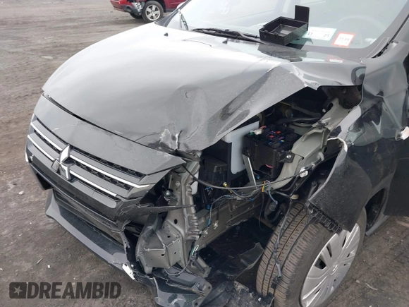 2024 Mitsubishi Mirage ES with VIN ML32FUFJ3RHF02682, listed as a IAAI auction lot 39063166 with 8,701 mi miles and . Bid and sale history available at DreamBid. Image 6.