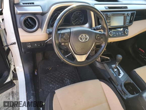 2017 Toyota RAV4 XLE with VIN JTMWFREVXHJ146865, listed as a Copart auction lot 44948775 with 42,454 mi miles and Salvage Title. Bid and sale history available at DreamBid. Image 8.