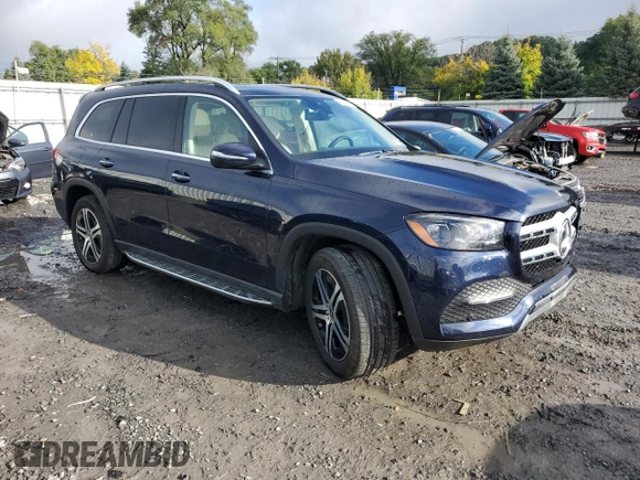 2021 Mercedes-Benz GLS 450 with VIN 4JGFF5KE4MA403912, listed as a Copart auction lot 73223174 with 62,220 mi miles and Salvage Title. Bid and sale history available at DreamBid. Image 4.