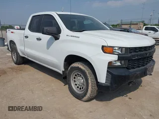 2021 Chevrolet Silverado 1500 Work Truck with VIN 1GCRYAEF6MZ209943, listed as a IAAI auction lot 42221696 with 58,094 mi miles and . Bid and sale history available at DreamBid. Image 1.