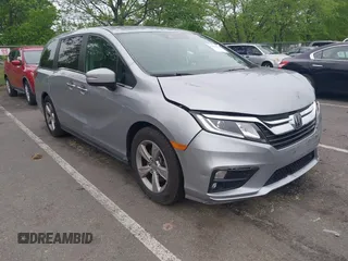 2020 Honda Odyssey EX with VIN 5FNRL6H59LB044439, listed as a IAAI auction lot 42170114 with 39,772 mi miles and . Bid and sale history available at DreamBid. Image 1.