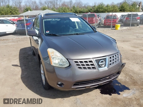 2008 Nissan Rogue SL with VIN JN8AS58V58W404176, listed as a IAAI auction lot 41823118 with Not Provided miles and . Bid and sale history available at DreamBid. Image 1.
