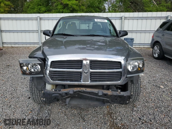 2005 Dodge Dakota ST with VIN 1D7HE22KX5S163304, listed as a Copart auction lot 50129285 with 166,216 mi miles and Salvage Title. Bid and sale history available at DreamBid. Image 5.