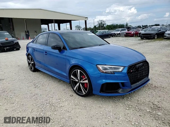2019 Audi RS 3 z VIN WUABWGFF6KA905869, wystawiony jako Copart lot #75100574 z przebiegiem 53 920 mil mil oraz Nie do naprawy. Historia ofert i sprzedaży dostępna na DreamBid. Obrazek 14.