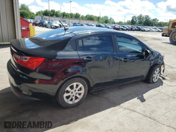 2017 Kia Rio LX with VIN KNADM4A38H6054870, listed as a Copart auction lot 61201624 with 94,540 mi miles and Non Repairable. Bid and sale history available at carsss.com. Image 3.