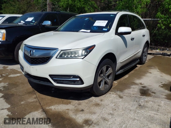 2014 Acura MDX with VIN 5FRYD4H23EB006953, listed as a IAAI auction lot 42037434 with 167,334 mi miles. Bid and sale history available at carsss.com. Image 18.