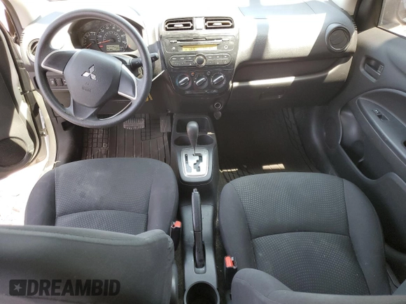 2017 Mitsubishi Mirage ES with VIN ML32F3FJ7HHF10373, listed as a Copart auction lot 60353785 with 67,439 mi miles and Salvage title. Bid and sale history available at DreamBid. Image 8.