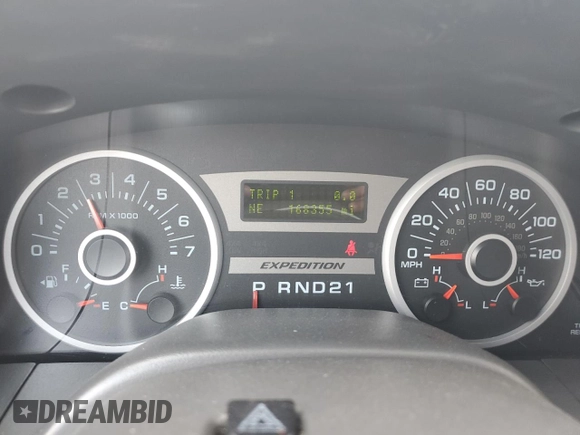 2006 Ford Expedition Special Service with VIN 1FMPU15526LA14482, listed as a Copart auction lot 59598054 with 168,355 mi miles and Non Repairable. Bid and sale history available at carsss.com. Image 9.