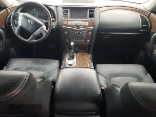 2016 Infiniti QX80 with VIN JN8AZ2NE4G9124227, listed as a Copart auction lot 43040465 with 0 mi miles and Salvage Title. Bid and sale history available at carsss.com. Image 8.