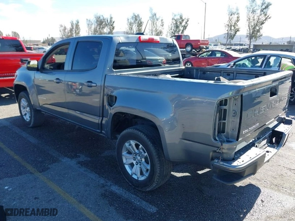 2022 Chevrolet Colorado 2WD LT with VIN 1GCGSCEA3N1292885, listed as a IAAI auction lot 41355155 with 16,871 mi miles. Bid and sale history available at carsss.com. Image 3.