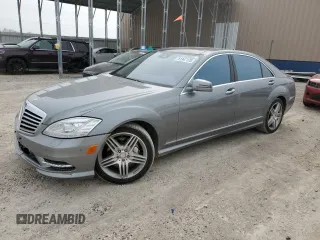 2012 Mercedes-Benz S 550 with VIN WDDNG9EB2CA436045, listed as a Copart auction lot 51347125 with 125,107 mi miles and Salvage Title. Bid and sale history available at carsss.com. Image 1.