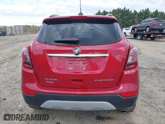 2018 Buick Encore Preferred with VIN KL4CJASB2JB680725, listed as a IAAI auction lot 42037901 with 58,427 mi miles. Bid and sale history available at carsss.com. Image 17.
