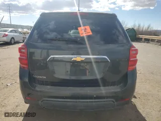 2017 Chevrolet Equinox LS with VIN 2GNALBEK8H1518799, listed as a Copart auction lot 89191695 with 0 mi miles and Salvage Title. Bid and sale history available at carsss.com. Image 6.