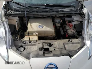2015 Nissan LEAF SV with VIN 1N4AZ0CP1FC323120, listed as a Copart auction lot 50378055 with 26,612 mi miles and Salvage Title. Bid and sale history available at carsss.com. Image 11.
