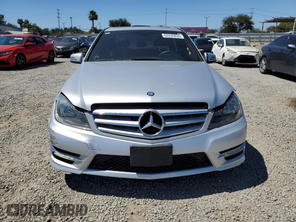 2012 Mercedes-Benz C 250 Sport with VIN WDDGF4HB8CR196219, listed as a Copart auction lot 63240835 with 94,411 mi miles and Salvage title. Bid and sale history available at DreamBid. Image 5.
