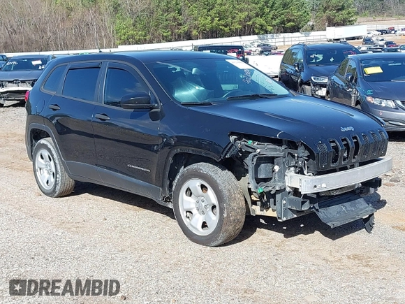 2016 Jeep Cherokee Sport with VIN 1C4PJLAB3GW274135, listed as a IAAI auction lot 40210694 with 141,989 mi miles and . Bid and sale history available at DreamBid. Image 1.